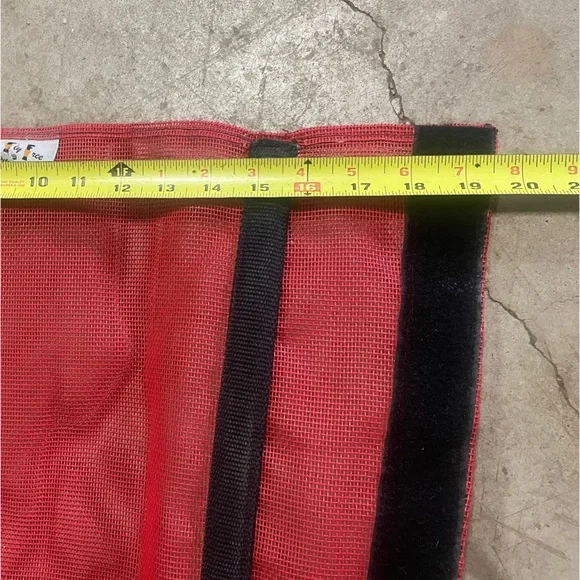 Red draft/over size fly free fly boot - Picture 4 of 7